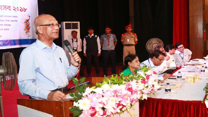 ঢাকা কলেজে একাদশ শ্রেণির নবীন শিক্ষার্থীদের ’ওরিয়েন্টেশন ও নবীনবরণ উৎসব-২০১৮’ উদ্বোধনকালে শিক্ষামন্ত্রী