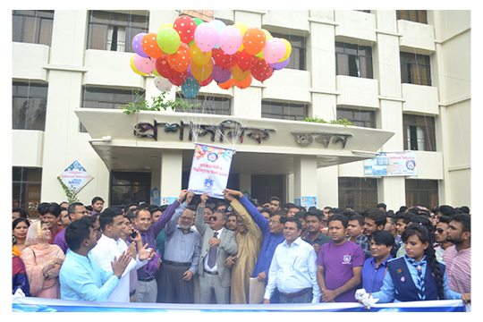 উৎসবমুখর পরিবেশে নোবিপ্রবির প্রতিষ্ঠাবার্ষিকী উদযাপন