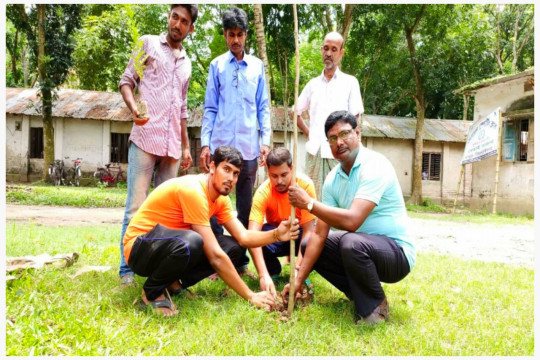 বর্ষার মৌসুমকে ঘিরে গান্না ইউনিয়ন বিচিত্রার বৃক্ষরোপণ অভিযান