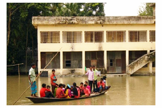 বন্যা: প্রাথমিক বিদ্যালয়ে ২৬ কোটি টাকার ক্ষয়ক্ষতি