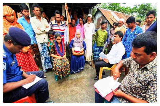 ইউএনওর সহযোগীতায় বাল্যবিয়ে থেকে বাঁচল স্কুলছাত্রী