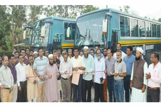 খুবির পরিবহন পুলে নতুন বাস সংযোজন