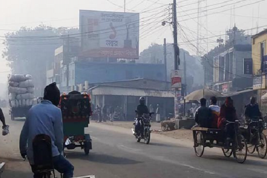 তেঁতুলিয়ায় দেশের সর্বনিম্ন তাপমাত্রা