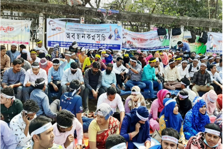 প্রাথমিকে প্যানেলভুক্ত শিক্ষক নিয়োগের দাবিতে মার্চ মাসে জাতীয় প্রেস ক্লাবের সামনে অবস্থান কর্মসূচি