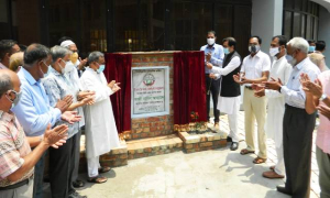 যবিপ্রবি টিএসসি ভবনের সম্প্রসারণ কাজের উদ্বোধন