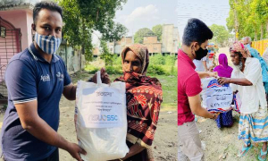 সুবিধাবঞ্চিতদের পাশে নর্থ সাউথ ইউনিভার্সিটি সোশ্যাল সার্ভিসেস ক্লাব