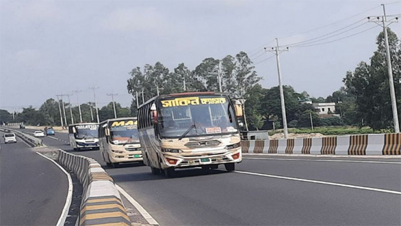 সড়কে দূরপাল্লার বাস