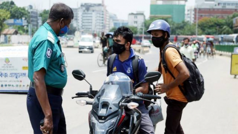 বিধিনিষেধের ১০ম দিনে ঢাকায় গ্রেপ্তার ৭৯১ জনকে গ্রেপ্তার করেছে পুলিশ