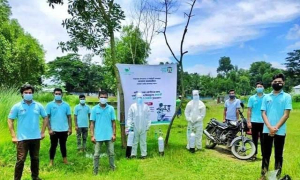 লাকসামে বিনামূল্যে অক্সিজেন সেবা দিচ্ছে ভিক্টোরি অব হিউম্যানিটি অর্গানাইজেশন