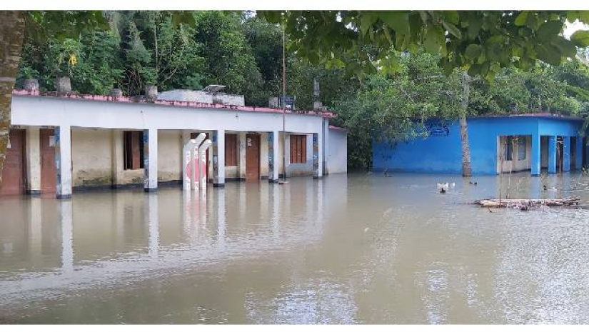 ফরিদপুরে বন্যাকবলিত শিক্ষাপ্রতিষ্ঠান