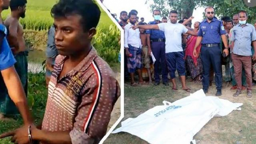 পূর্ব শত্রুতার জেরে স্কুলছাত্রকে কুপিয়ে হত্যাকারী যুবক আটক