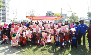 সুবিধাবঞ্চিত শিশুদের পাশে খুবির রোটার‍্যাক্ট ক্লাব