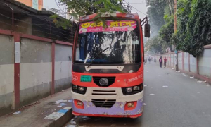 সহপাঠীকে মারধর, দুই বাস আটকে রেখেছে ঢাকা কলেজ শিক্ষার্থীরা