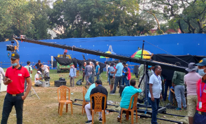 ঢাকা কলেজে চলছে ‘বঙ্গবন্ধু’ বায়োপিকের চিত্রায়ন