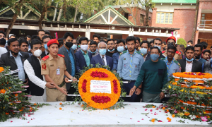 বশেমুরবিপ্রবিতে জাতির পিতার স্বদেশ প্রত্যাবর্তন দিবস উদযাপন 