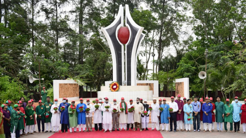 স্বাধীনতা দিবসে মুক্তিযোদ্ধাদের সম্মাননা দিলো নোবিপ্রবি