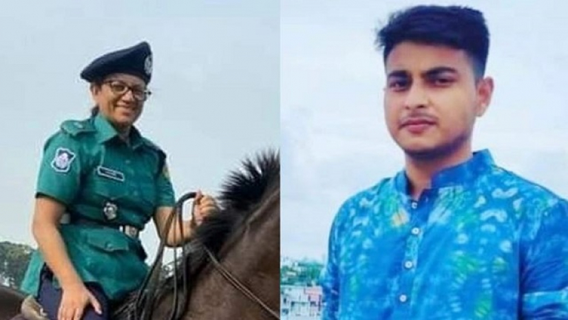 খন্দকার লাবণী ও  তার সাবেক দেহরক্ষী কনস্টেবল মাহমুদুল হাসান