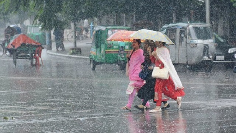 আজ সারাদিন বৃষ্টি হতে পারে