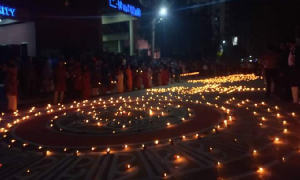 ইস্ট ওয়েস্টে সনাতন ধর্মাবলম্বীদের ‘আলোর উৎসব’ উদযাপন