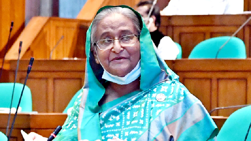 সংসদে প্রধানমন্ত্রী শেখ হাসিনা