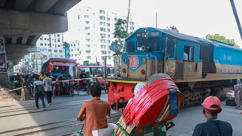 মালিবাগ রেল ক্রসিং