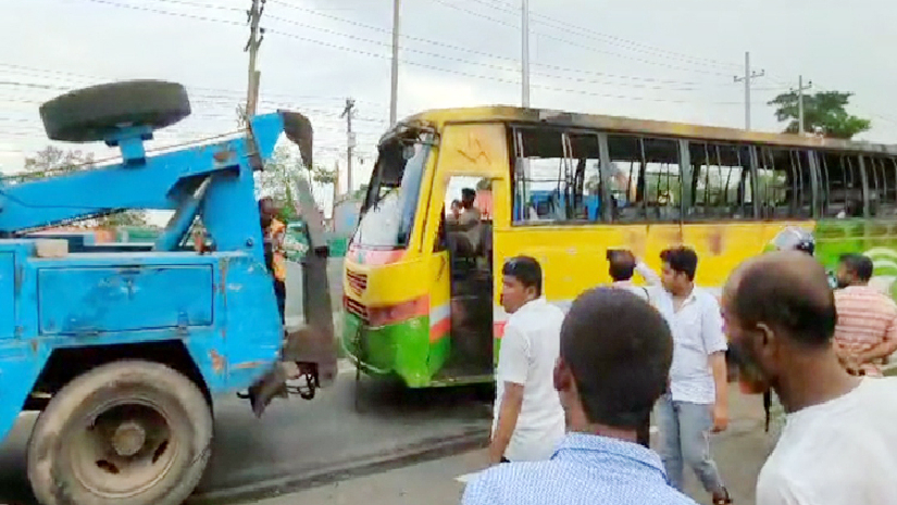 ক্ষতিগ্রস্ত বাস