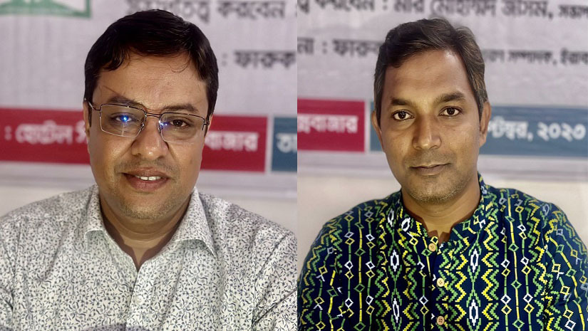 ইরাবের সভাপতি শরীফুল আলম সুমন ও সাধারণ সম্পাদক ফারুক হোসাইন