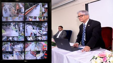 ই-সিকিউরিটি সার্ভিলেন্সের নজরদারিতে ঢাবির সড়ক ও গুরুত্বপূর্ণ স্থান