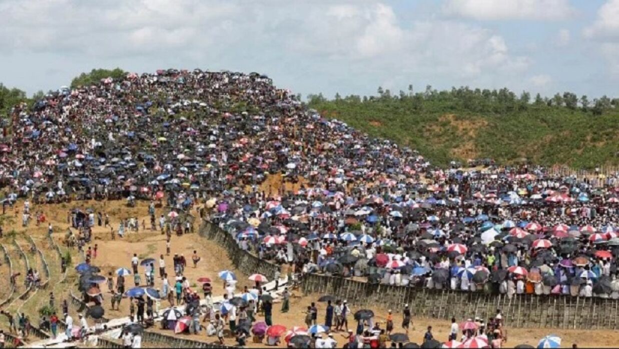 বাংলাদেশে আশ্রয় নেওয়া রোহিঙ্গা