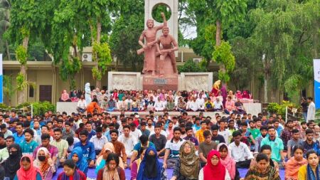 রাবিতে চতুর্থবারের মতো পালিত হলো বিশ্ব মেডিটেশন দিবস