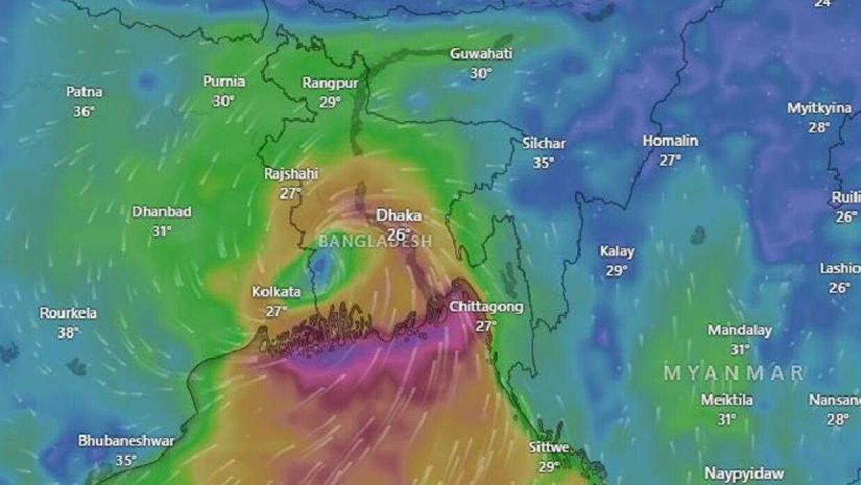 শক্তি কমেছে ঘূর্ণিঝড় রেমালের