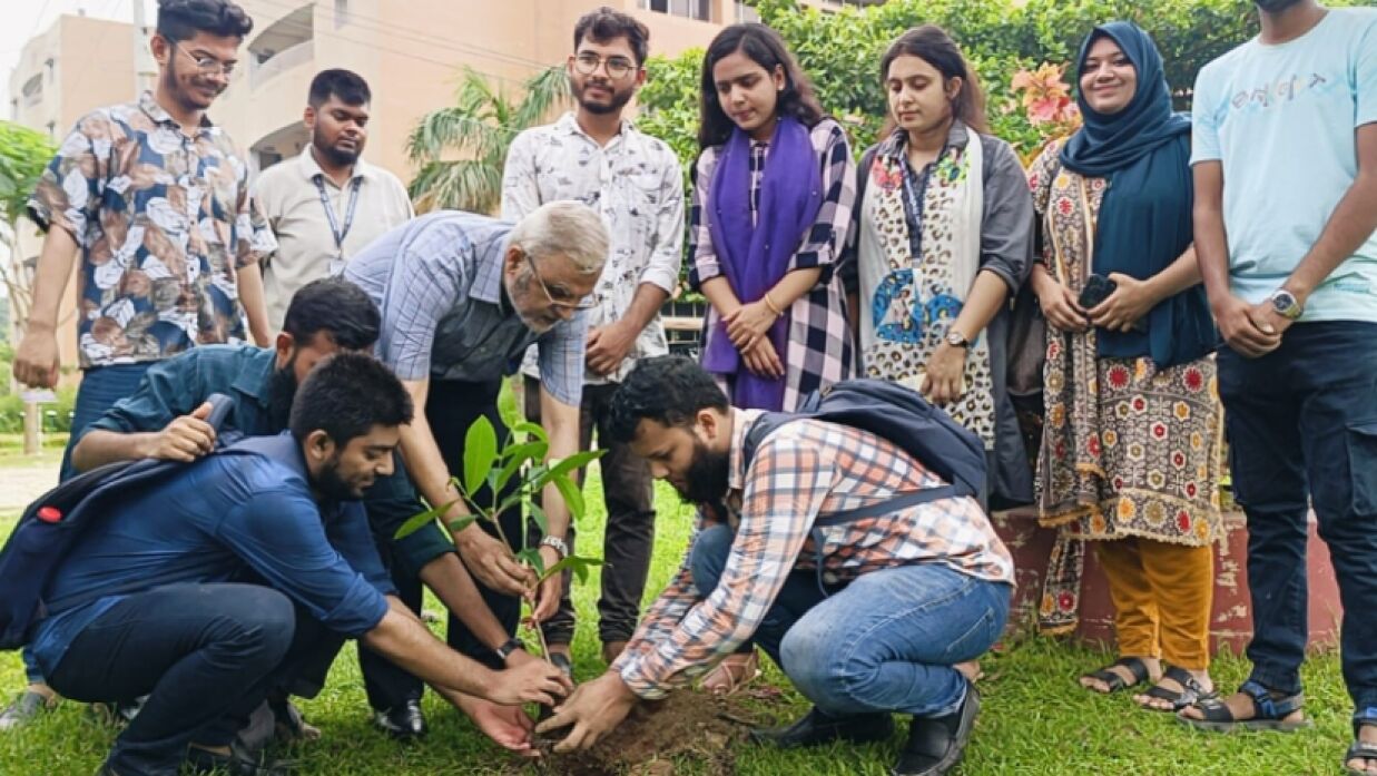 পরিবেশ দিবস উপলক্ষে গবিতে গবিসাসের বৃক্ষরোপণ কর্মসূচি 