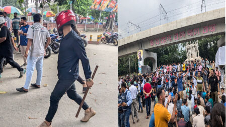 ঢাবির টিএসসিতে জড়ো হচ্ছেন মহানগর ছাত্রলীগের নেতাকর্মীরা