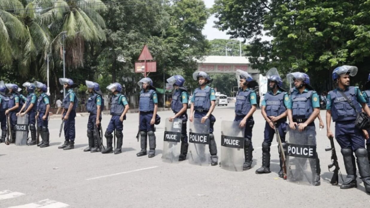 কোটা আন্দোলনকে ঘিরে পুলিশে সতর্ক অবস্থান