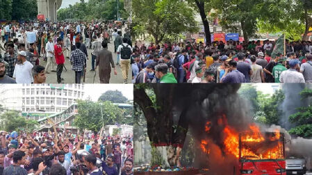 চলছে সরকার পতনের এক দফা আন্দোলন, সারাদেশে নিহত ১১