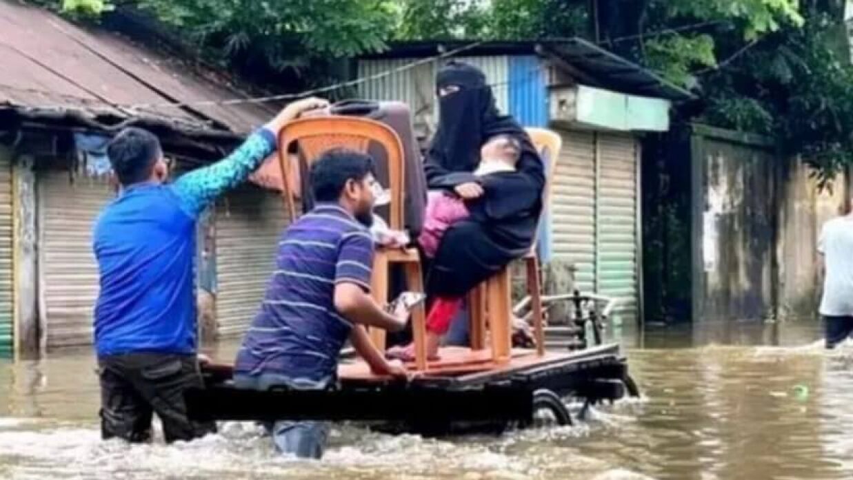 দেশের বিভিন্ন এলাকায় বন্যা দেখা দিয়েছে