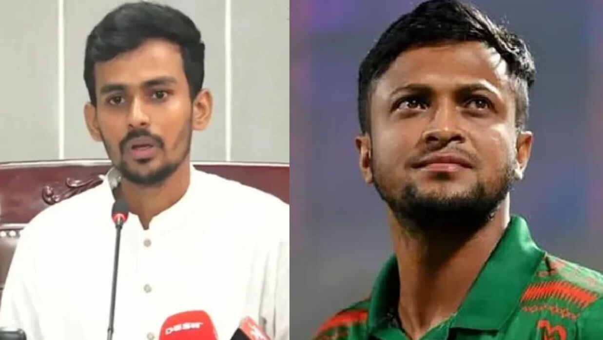 উপদেষ্টা আসিফ মাহমুদ ও সাকিব আল হাসান