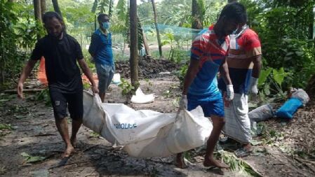 দাফনের ৫৫ দিন পর কবর থেকে তোলা হলো আন্দোলনে নিহত ফারুকের মরদেহ 