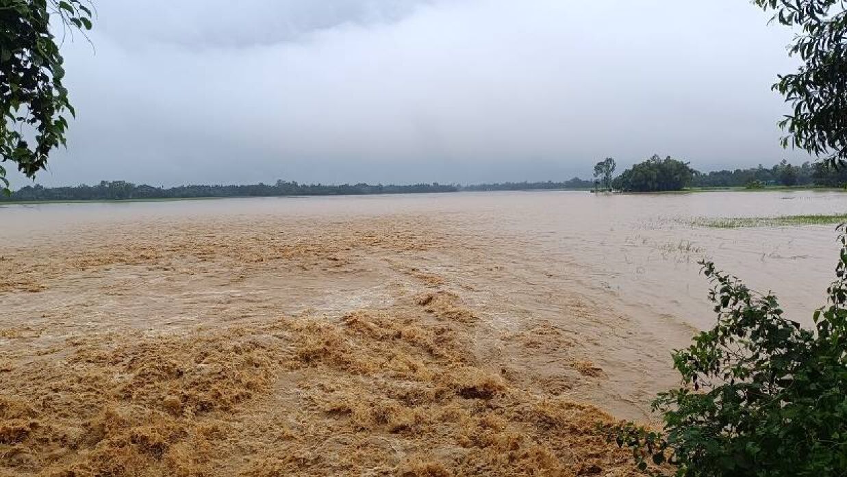 শেরপুরে আকস্মিক বন্যায় প্লাবিত শতাধিক গ্রাম