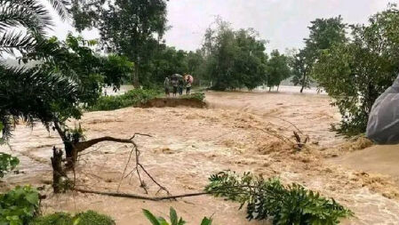 শেরপুর ও ময়মনসিংহে তলিয়ে গেছে ১৬৩ গ্রাম