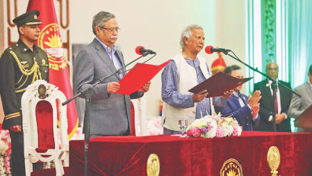 অন্তর্বর্তী সরকারকে চাপে ফেলছে যেসব বিষয়