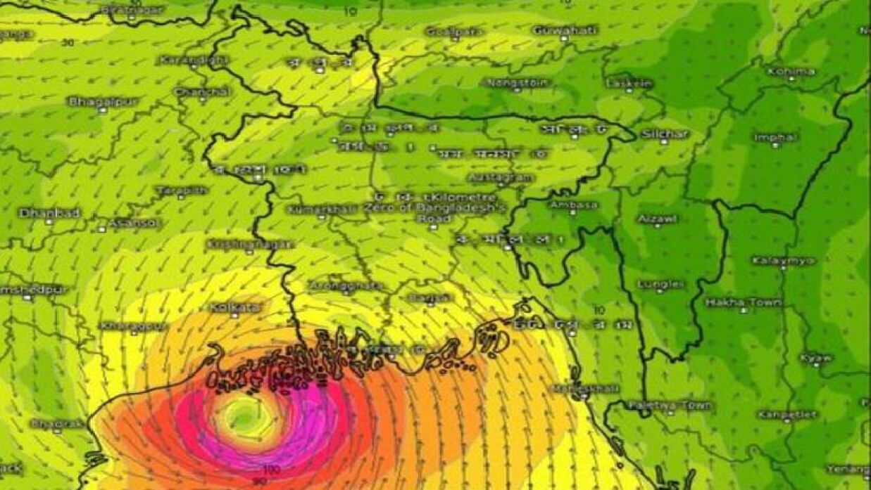 ঘূর্ণিঝড় ‘ডানা’ আঘাত হানতে পারে ২৪ অক্টোবরের মধ্যে