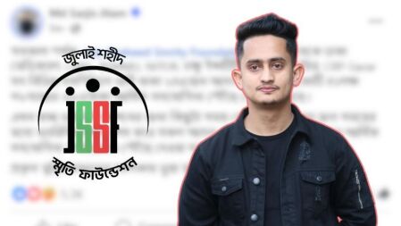 জুলাই শহীদ ফাউন্ডেশনের কত টাকা ব্যয় হয়েছে জানালেন সারজিস