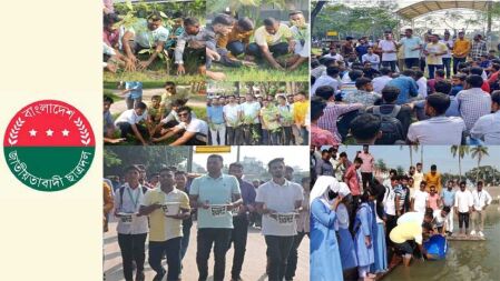 সরকারি আশেক মাহমুদ কলেজ শিক্ষার্থীদের সঙ্গে কেন্দ্রীয় ছাত্রদলের মতবিনিময়