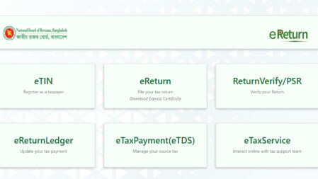 অনলাইনে যেভাবে আয়কর রিটার্ন দাখিল করবেন