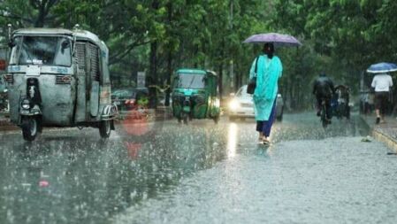 রোববার থেকে যেসব এলাকায় বৃষ্টির সম্ভাবনা