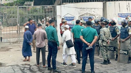 সাদ ও জুবায়েরপন্থিদের মধ্যে উত্তেজনা, কাকরাইল মসজিদে নিরাপত্তা জোরদার