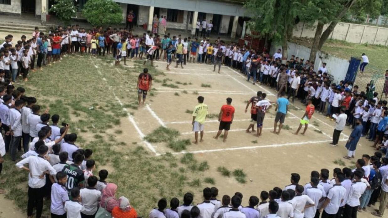 বাঞ্ছারামপুর সরকারি এস এম পাইলট মডেল উচ্চ বিদ্যালয়ে ক্রীড়া প্রতিযোগিতা