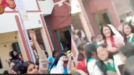 স্কুলের অনুষ্ঠানে ‘জিতবে আবার নৌকা’ গানের সঙ্গে ছাত্রীদের নাচের ভিডিও ভাইরাল