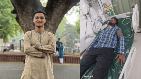 ঢাবিতে ফিলিস্তিনের পক্ষে সংহতি সমাবেশে শিক্ষার্থীকে মারধর